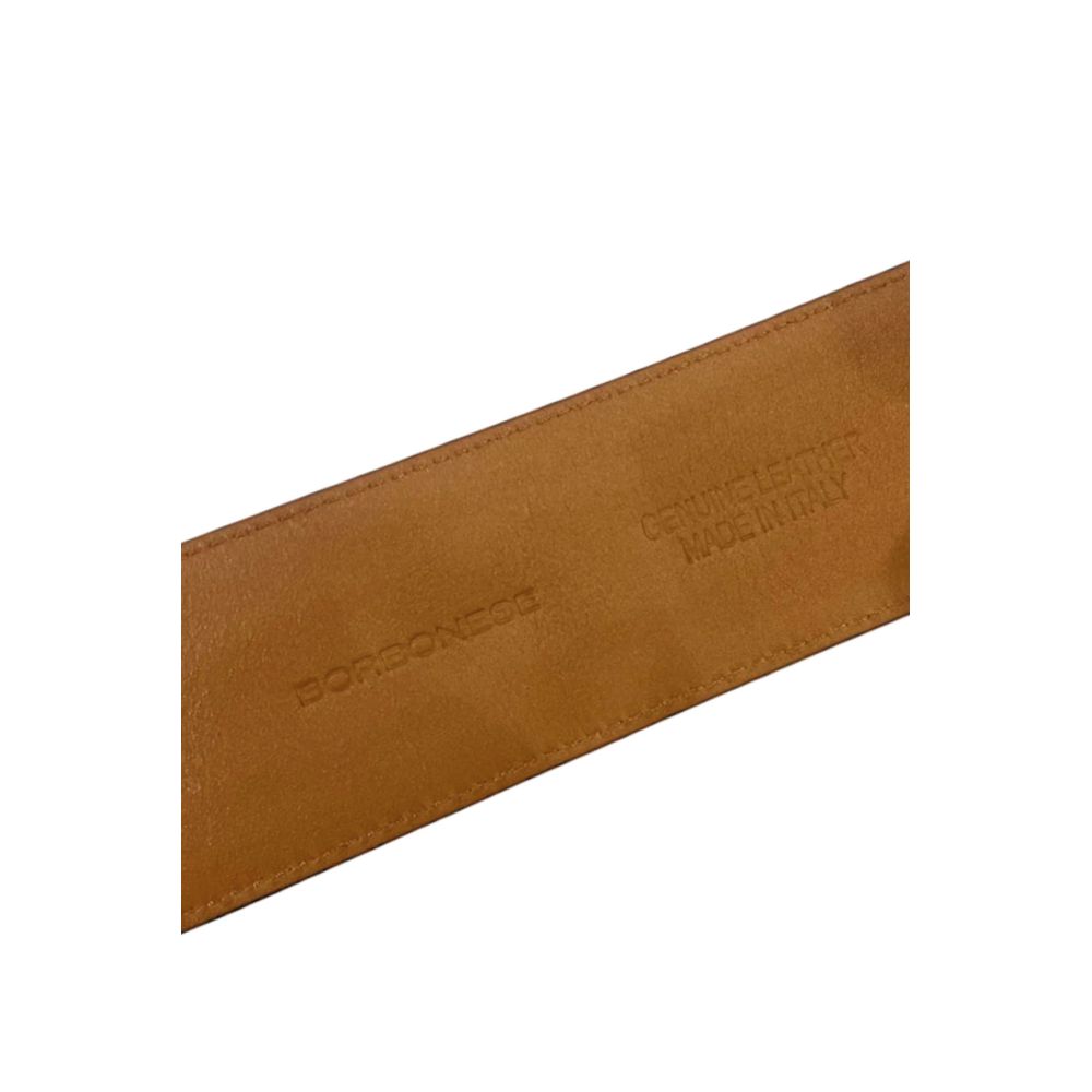 Borbonese Orange Leather Women Belt | Regal Royce