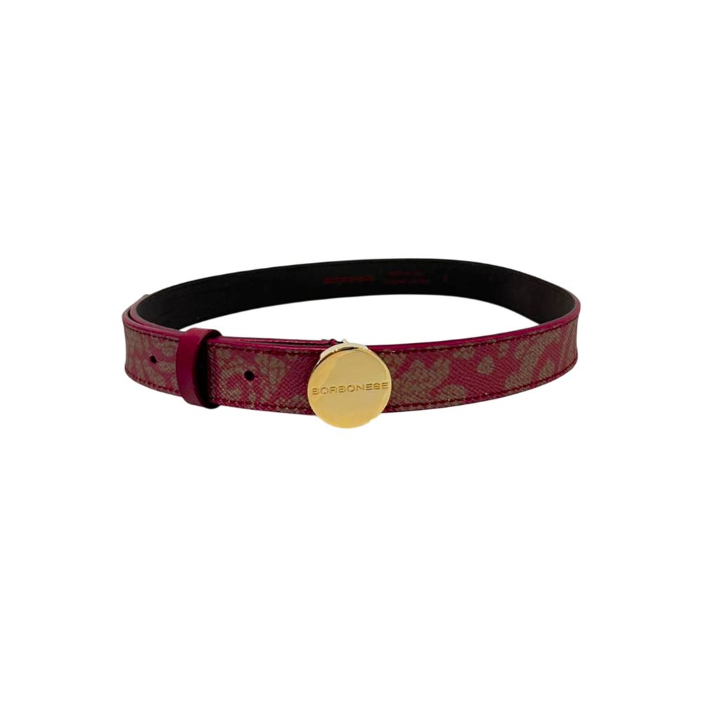 Borbonese Red Genuine Leather Women Belt | Regal Royce