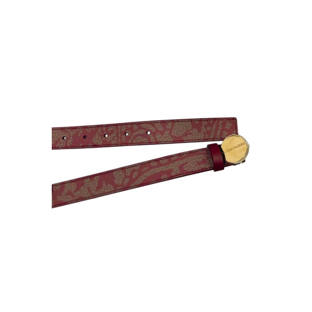 Borbonese Red Genuine Leather Women Belt | Regal Royce