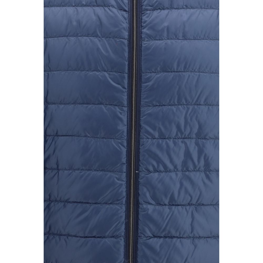 Herno White Polyamide Sleveless Jacket | Regal Royce