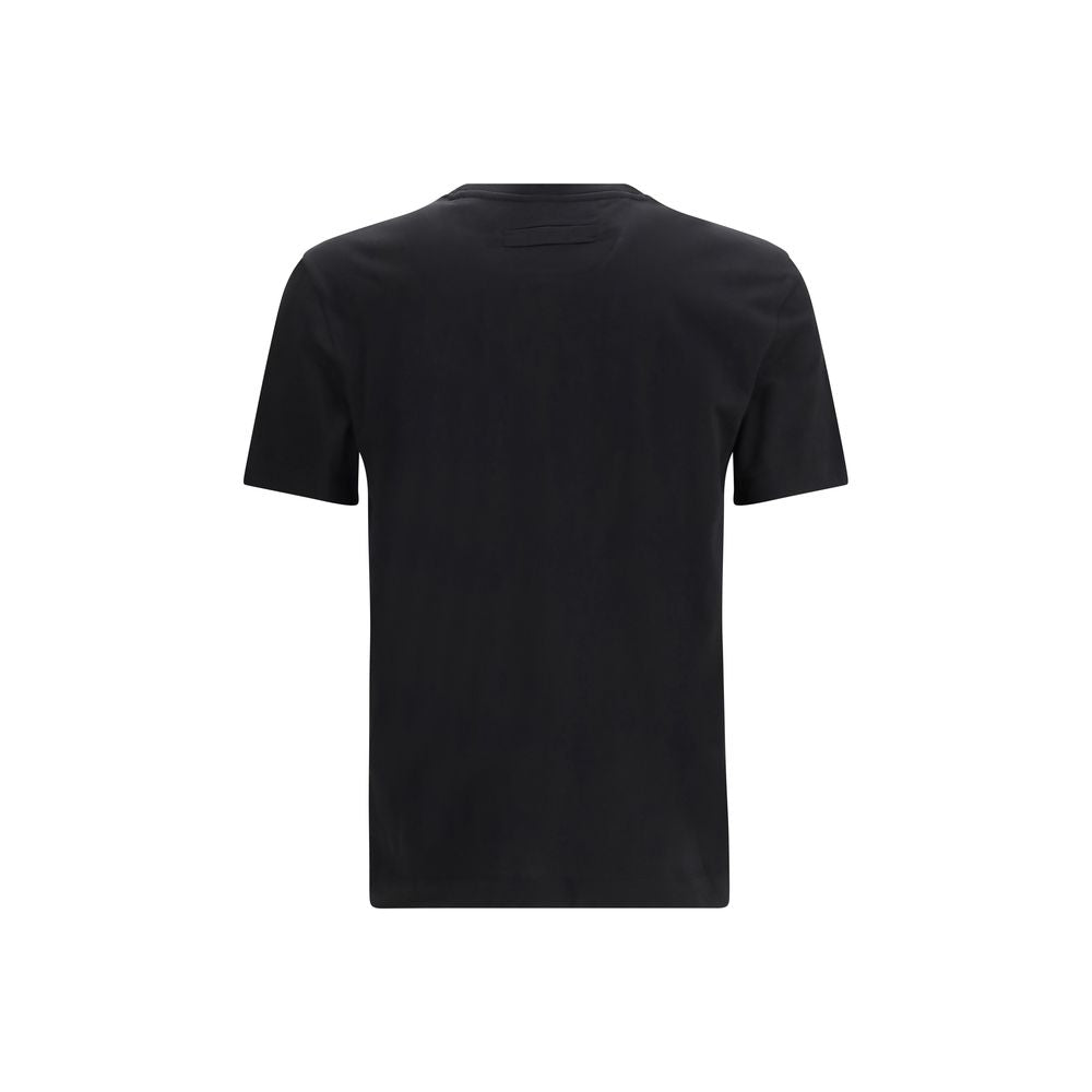 ZEGNA Black Cotton Polo Shirt | Regal Royce