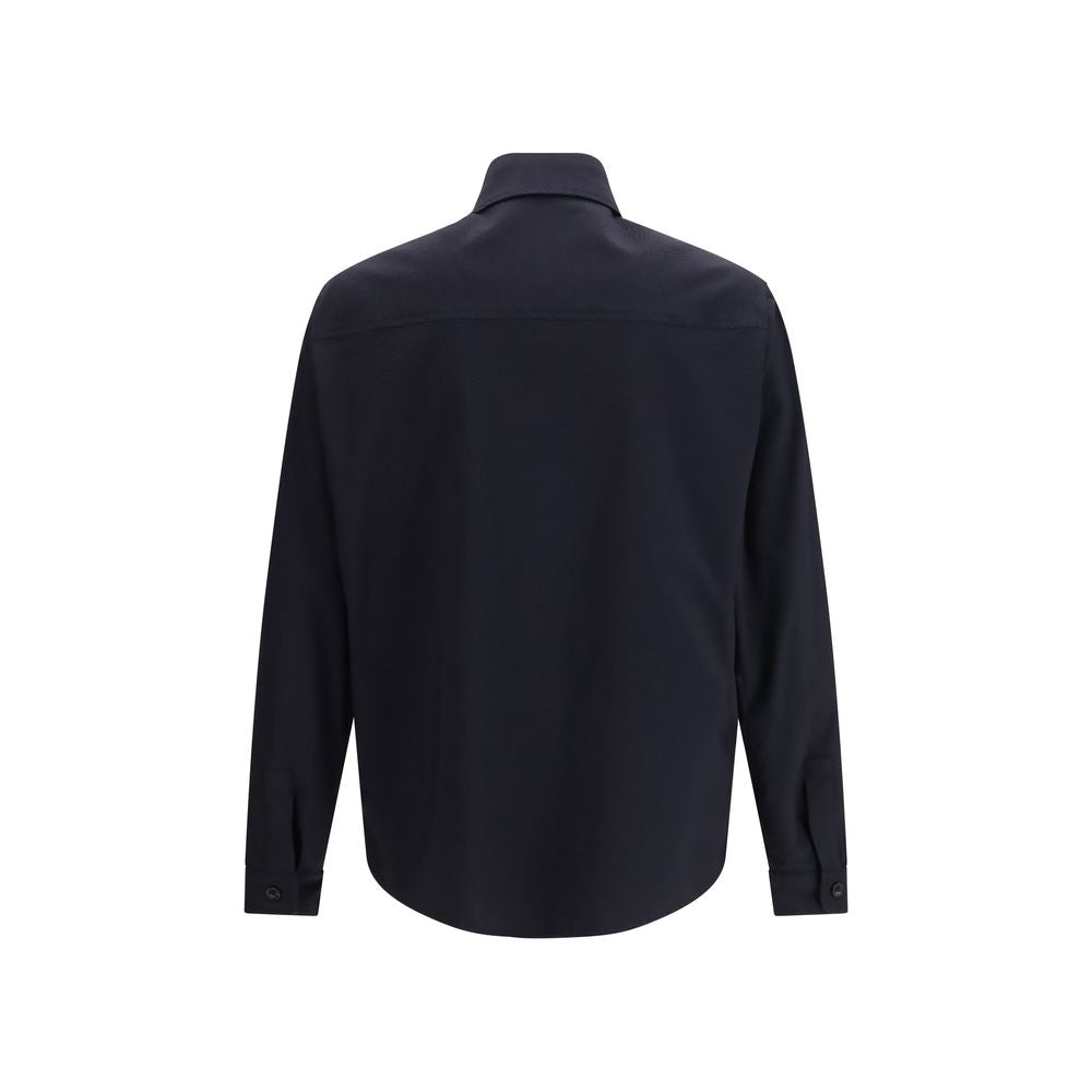 Cruna Blue Other Fibres Shirt | Regal Royce