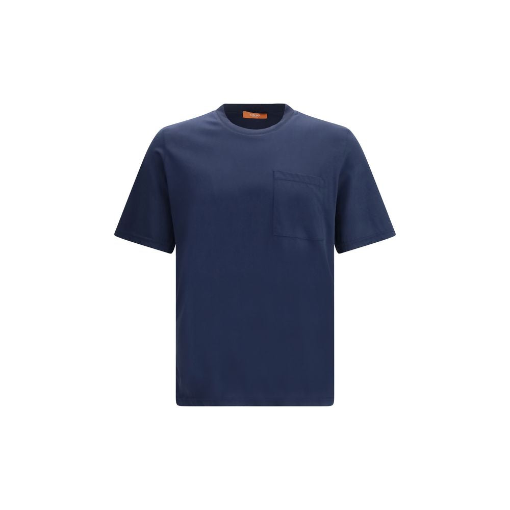 Cruna Blue Cotton T-Shirt | Regal Royce