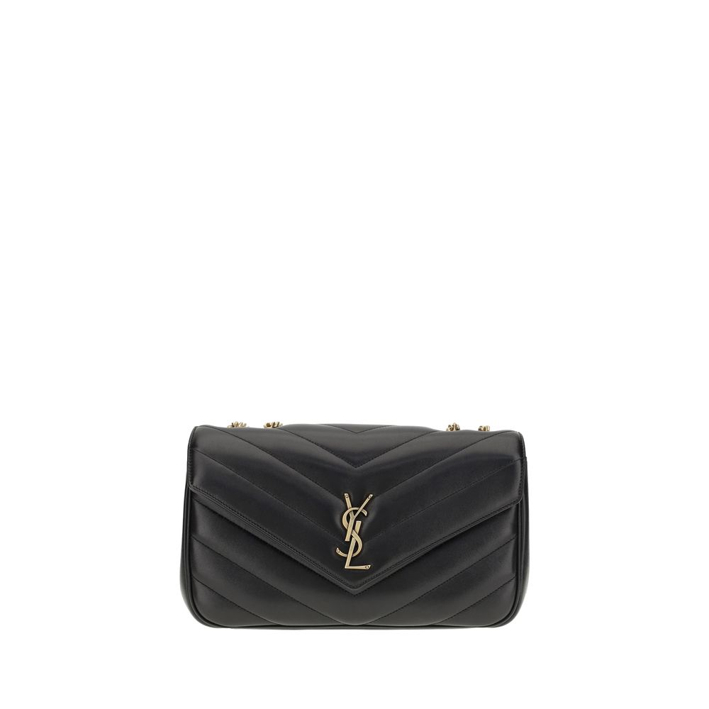 Saint Laurent Black Calf Leather Bos Taurus Shoulder Bag | Regal Royce