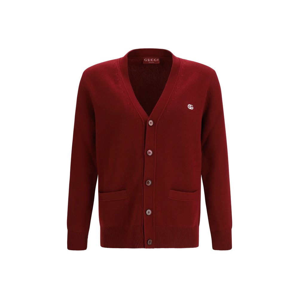 Gucci Bordeaux Wool Cardigan | Regal Royce
