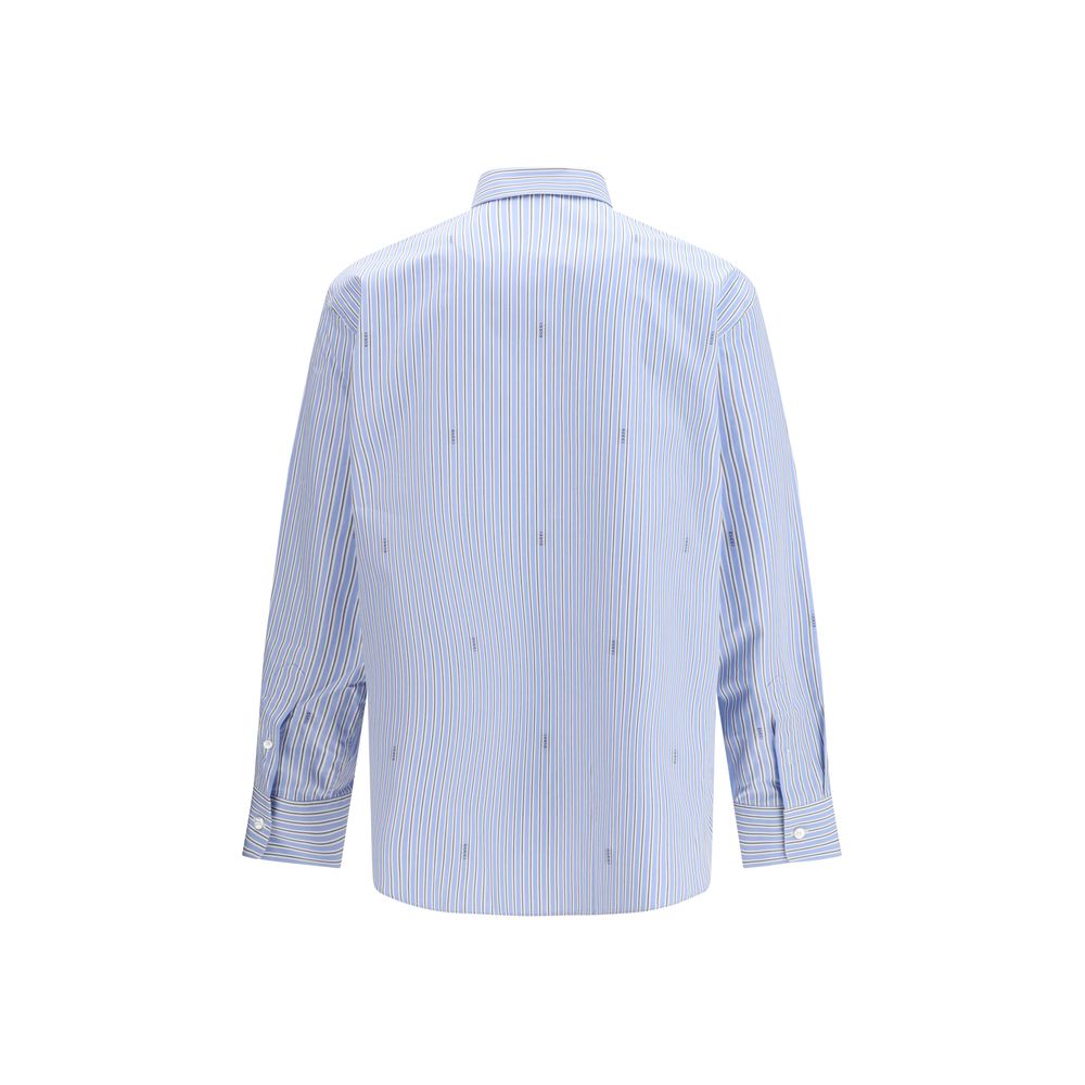 Gucci Blue Cotton Shirt