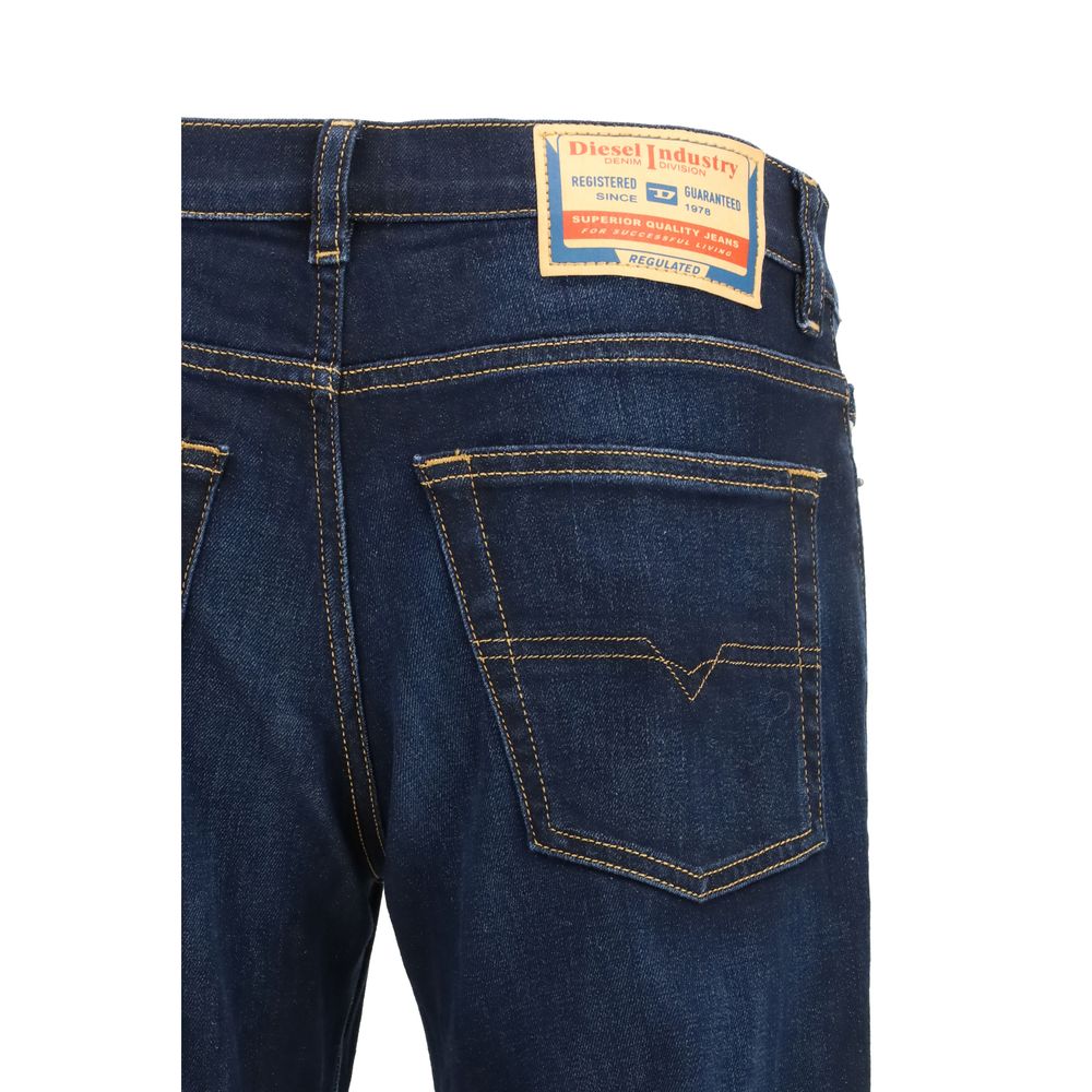 Diesel Blue Cotton Relaxed Fit Jeans | Regal Royce