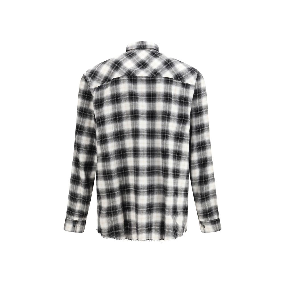 Amiri Black Cotton Pattern Shirt | Regal Royce