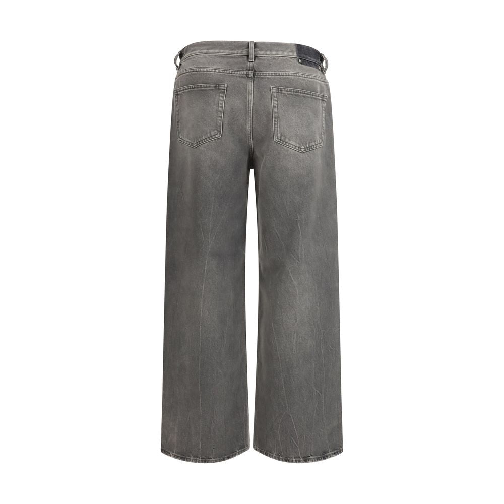 Golden Goose Gray Cotton Relaxed Fit Jeans | Regal Royce