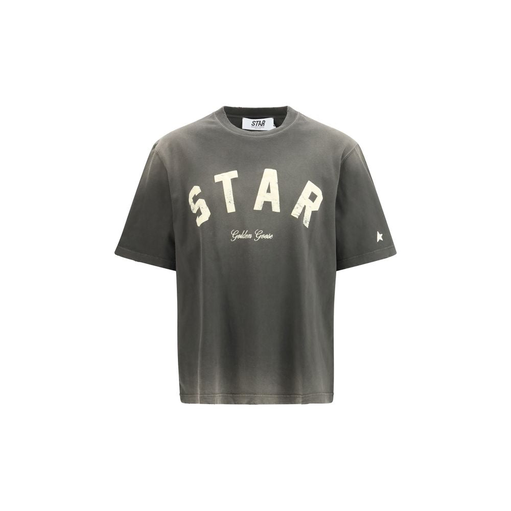 Golden Goose Gray Cotton T-Shirt | Regal Royce