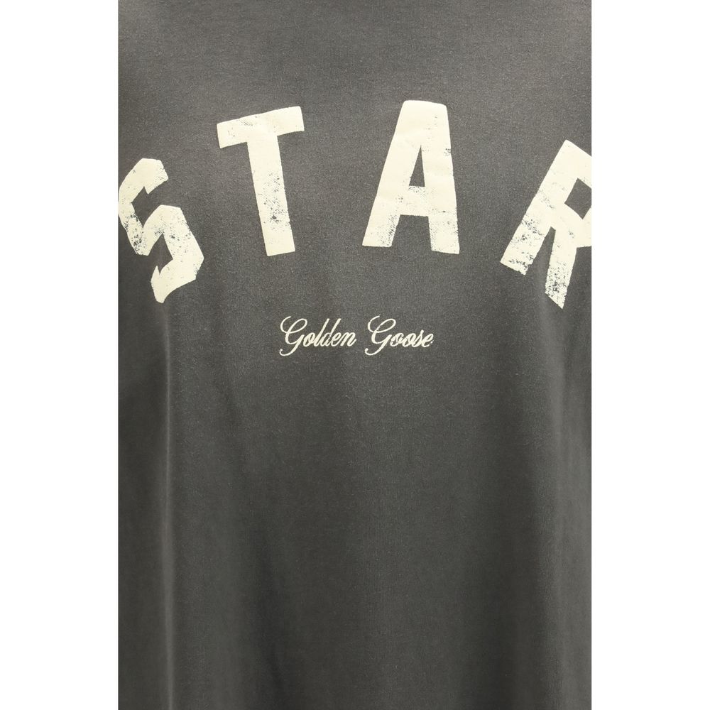 Golden Goose Gray Cotton T-Shirt | Regal Royce