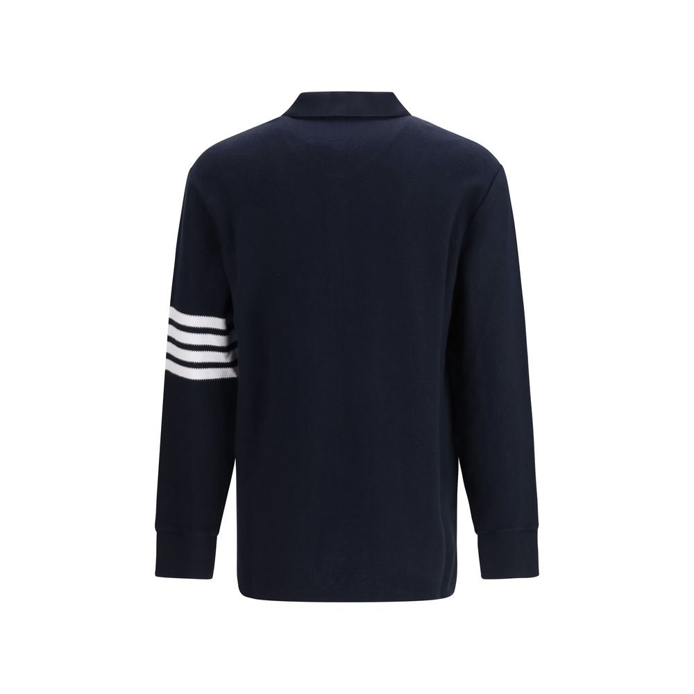 Thom Browne Blue Cotton Polo Shirt | Regal Royce