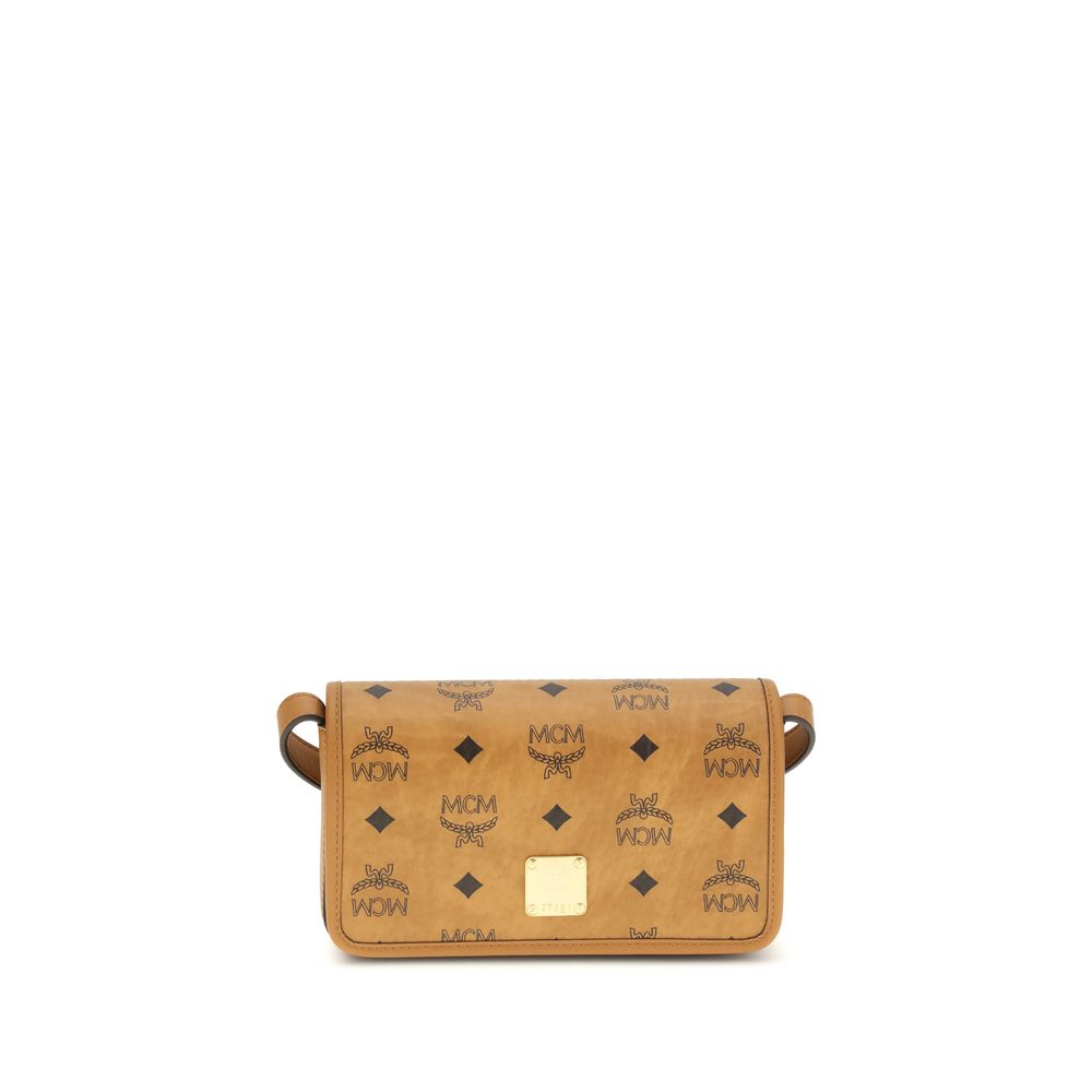 MCM Beige Fabric Shoulder Bag | Regal Royce