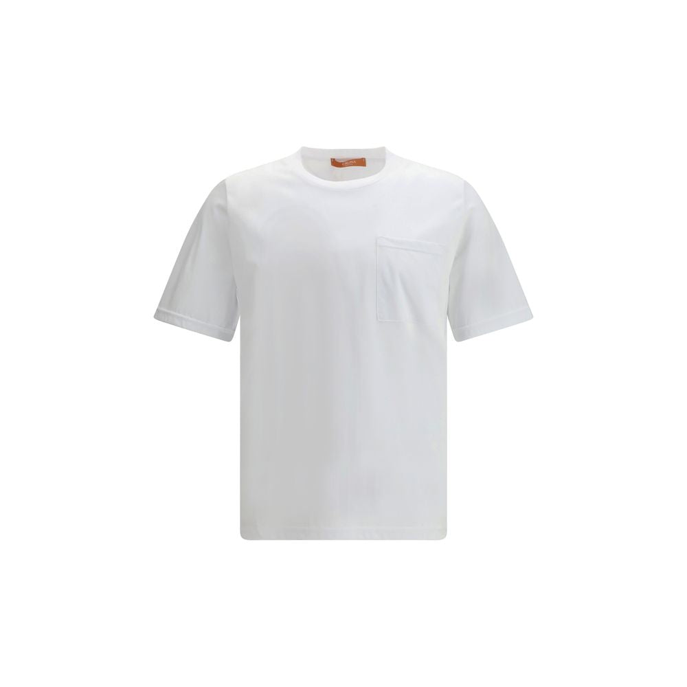 Cruna White Cotton T-Shirt | Regal Royce