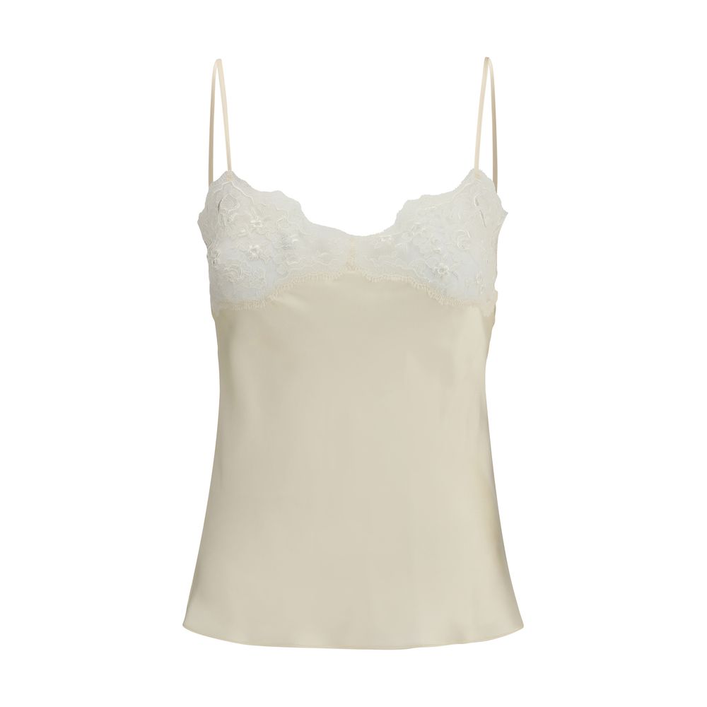 Chloé Cream Silk Top | Regal Royce