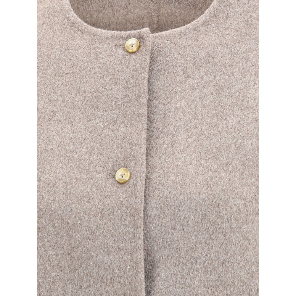 Loulou De Saison Gray Wool Coat | Regal Royce