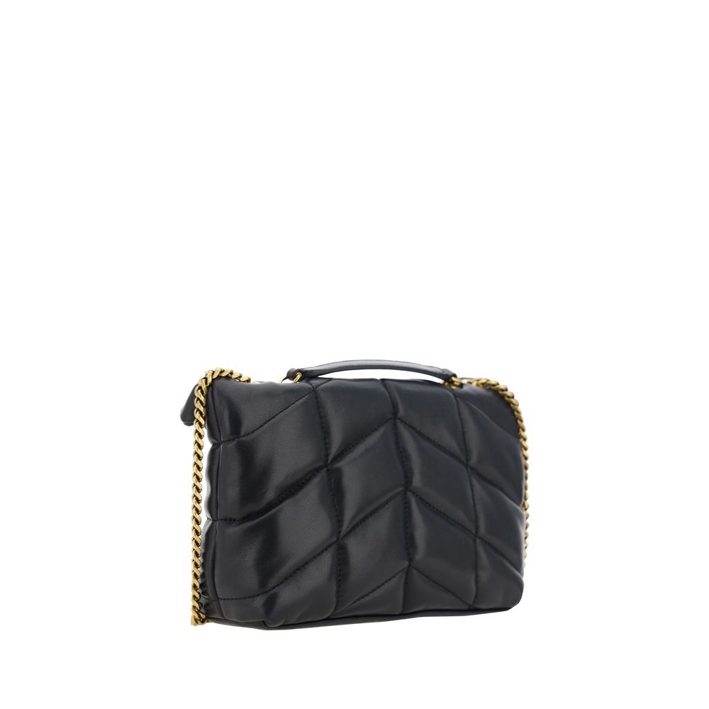 Saint Laurent Black Lamb Ovis Aries Aries Shoulder Bag | Regal Royce