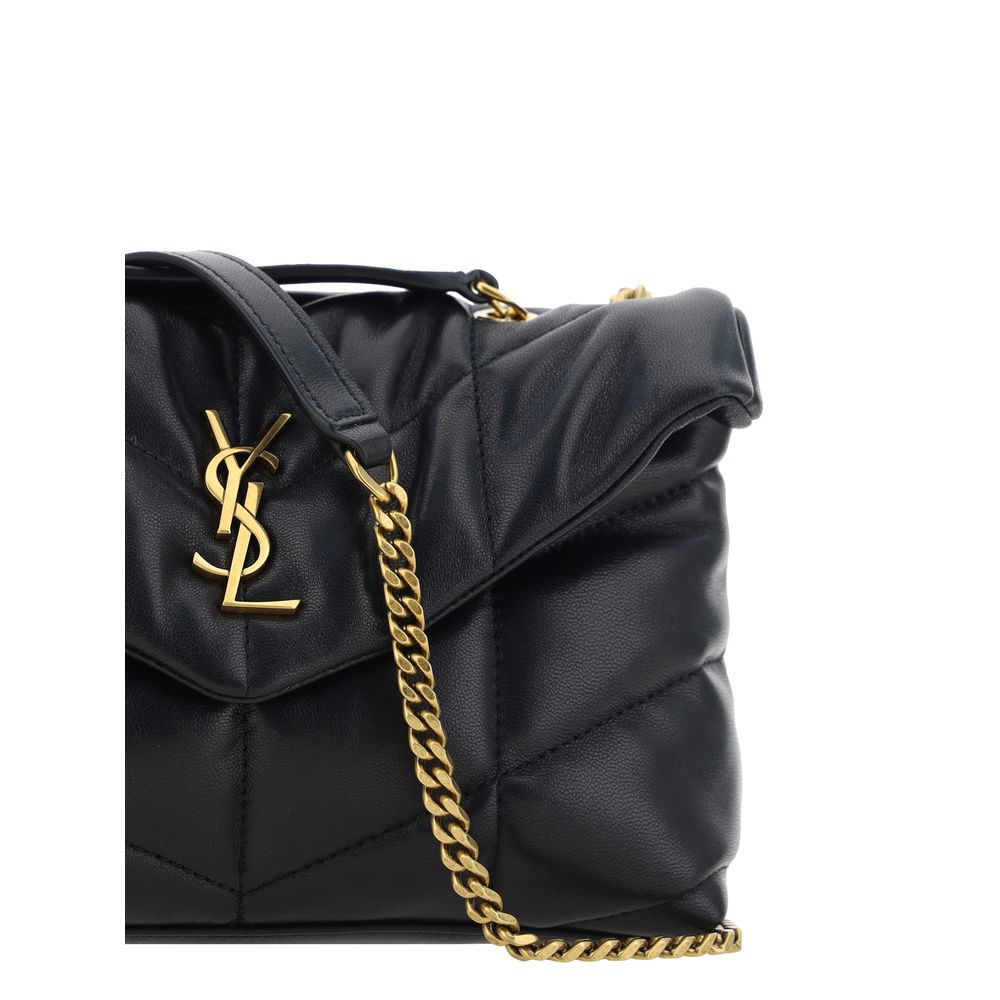 Saint Laurent Black Lamb Ovis Aries Aries Shoulder Bag | Regal Royce