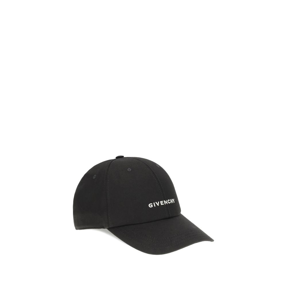 Givenchy Black Cotton Cap (Baseball Hat) | Regal Royce