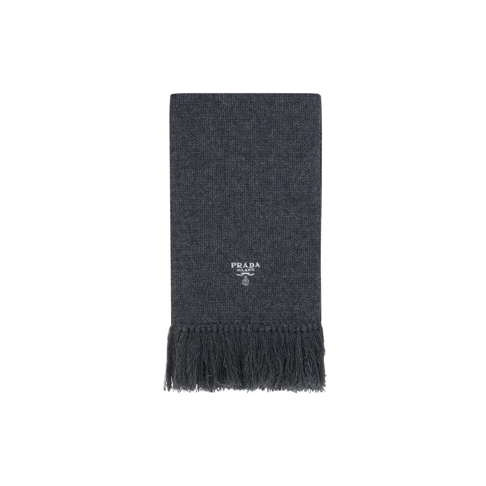 Prada Gray Cashmere Scarf | Regal Royce