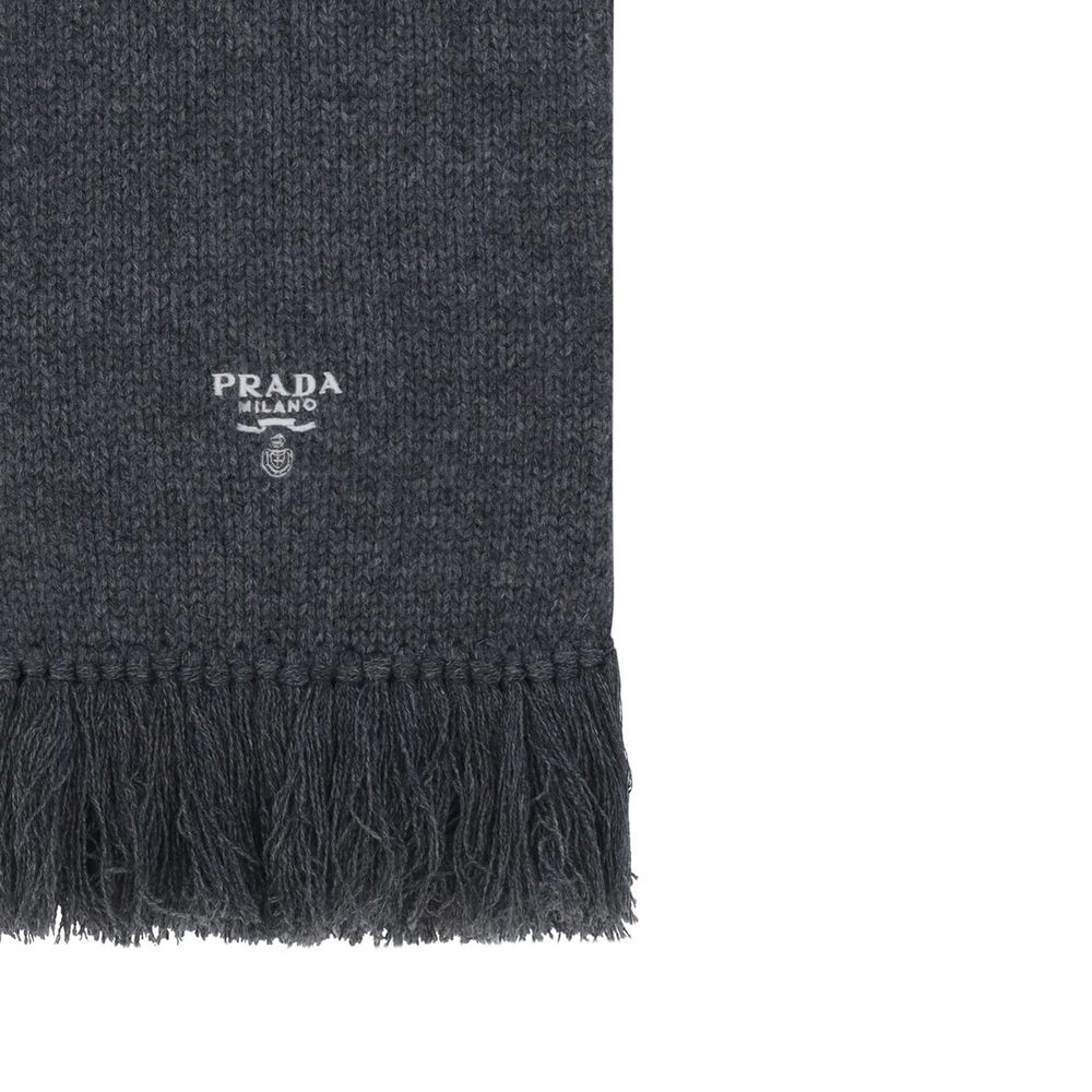 Prada Gray Cashmere Scarf | Regal Royce