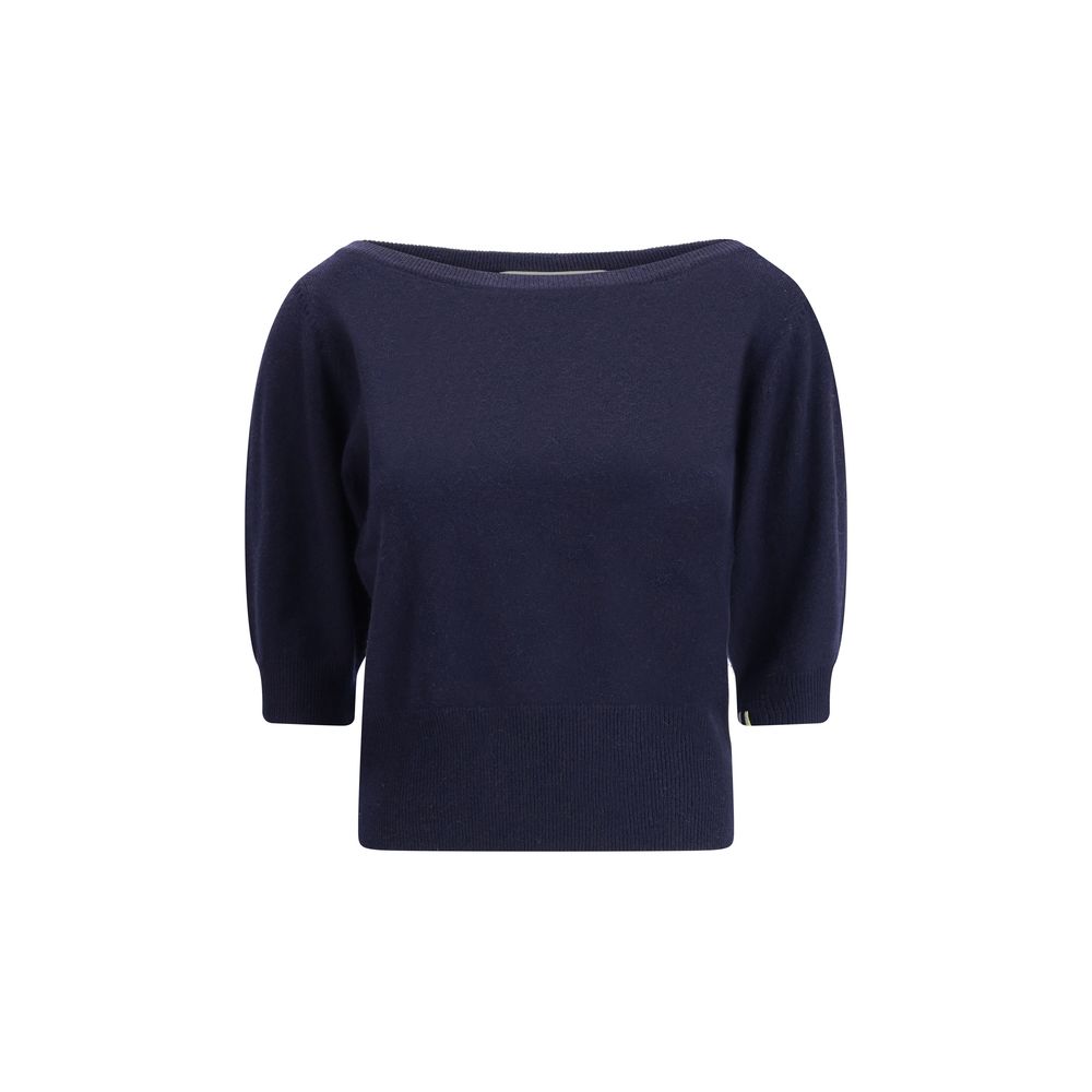 Extreme Cashmere Blue Cashmere Cashmere Sweater | Regal Royce