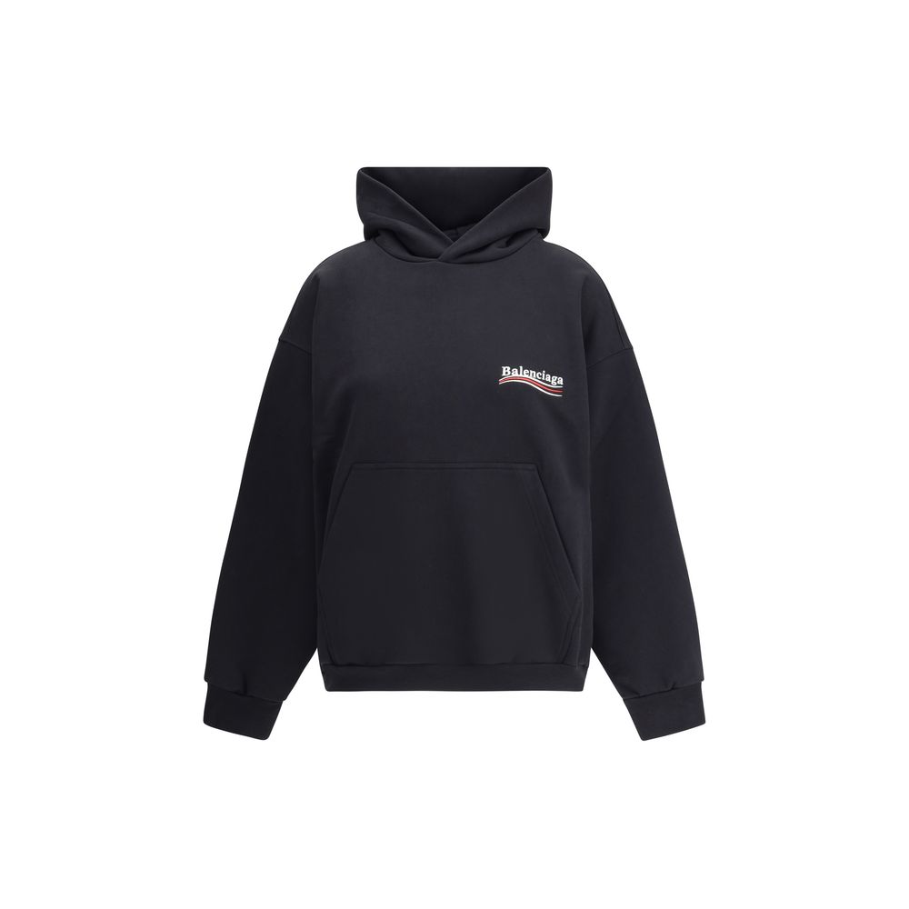 Balenciaga Black Cotton Sweatshirt | Regal Royce