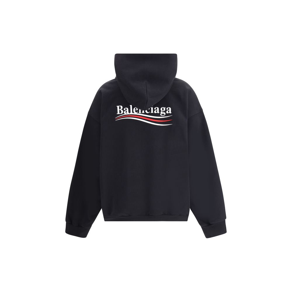 Balenciaga Black Cotton Sweatshirt | Regal Royce