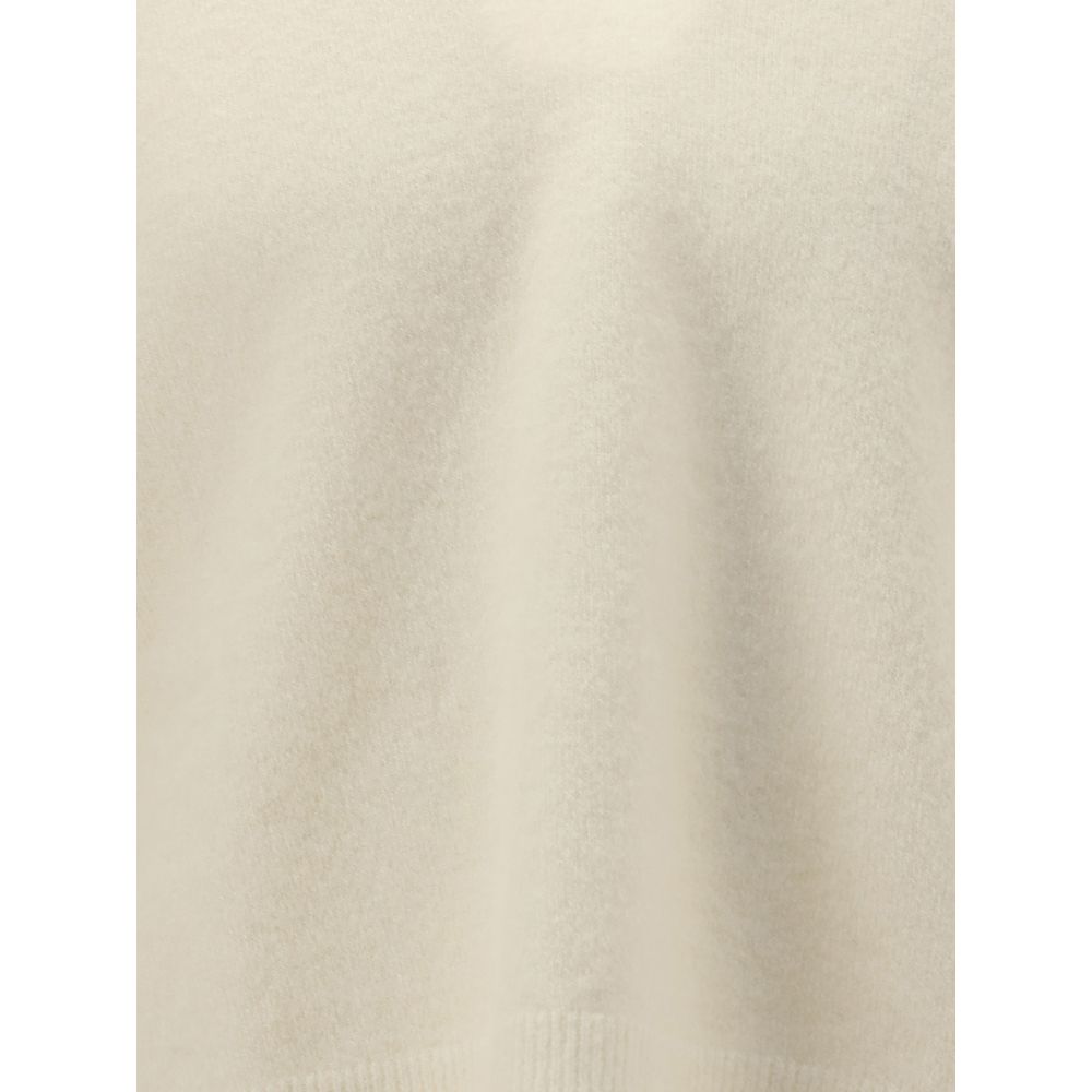 Rick Owens White Alpaca Vicugna Pacos Sweatshirt | Regal Royce