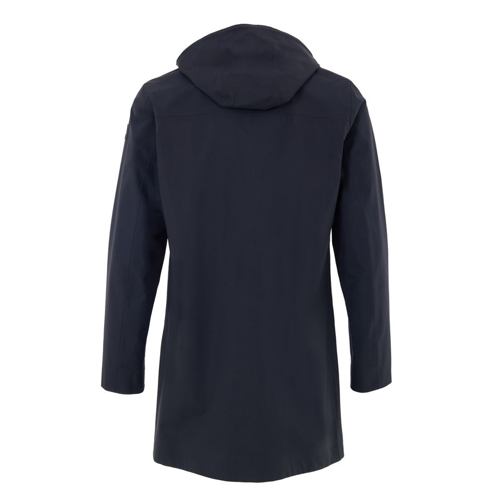 Moose Knuckles Black Nylon Trench Coat | Regal Royce