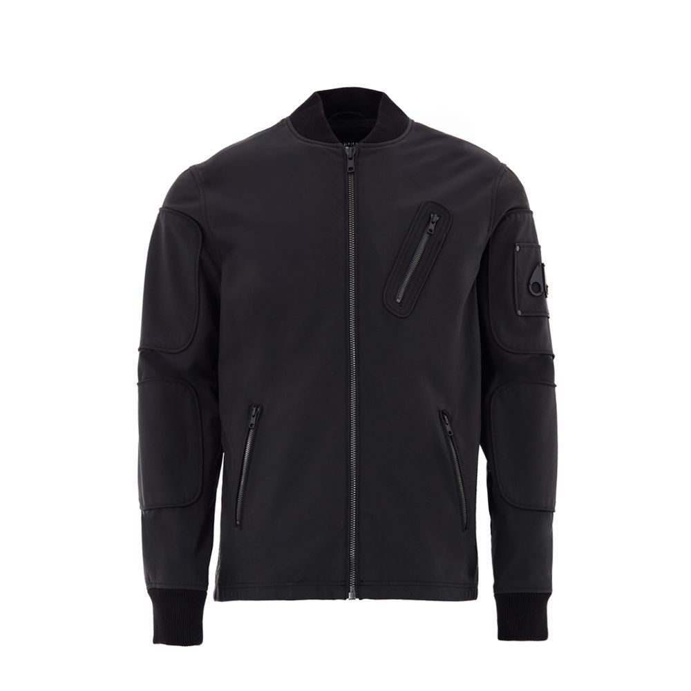 Moose Knuckles Black Nylon Clothing | Regal Royce