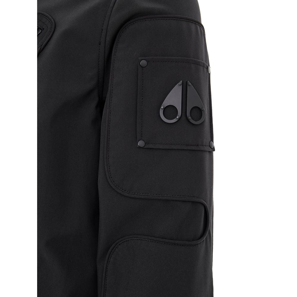 Moose Knuckles Black Nylon Clothing | Regal Royce