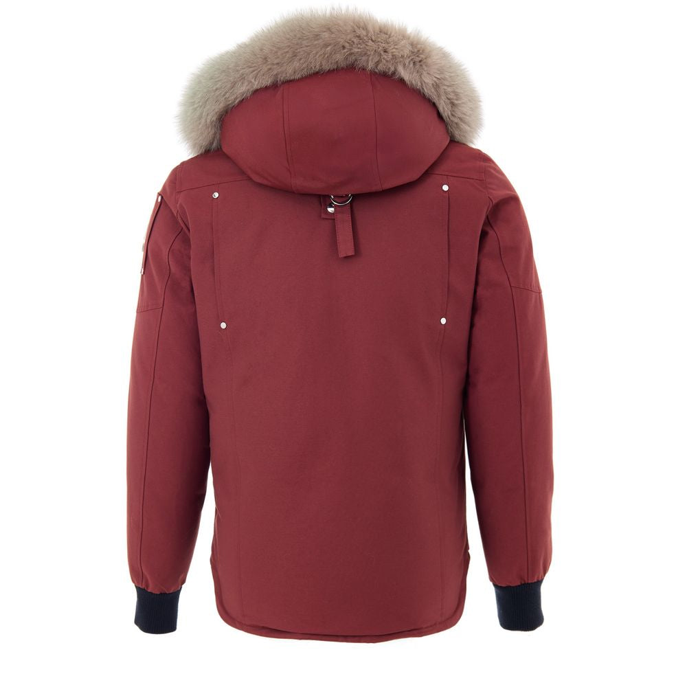 Moose Knuckles Red Nylon Parka | Regal Royce