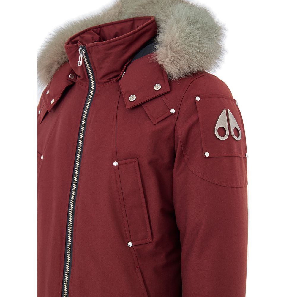 Moose Knuckles Red Nylon Parka | Regal Royce