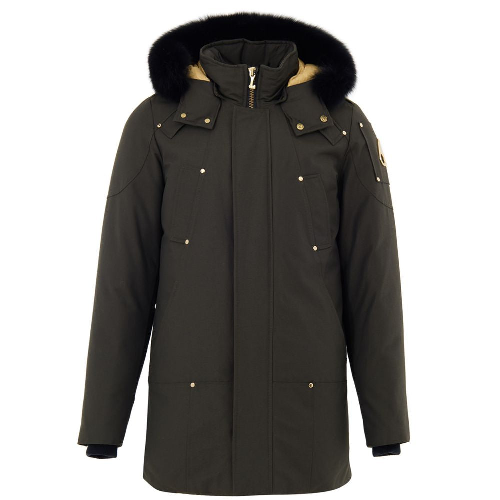 Moose Knuckles Green Cotton Parka | Regal Royce