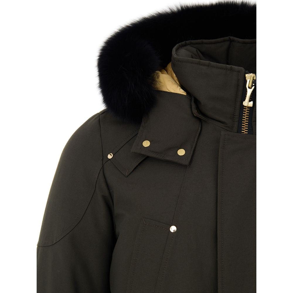 Moose Knuckles Green Cotton Parka | Regal Royce