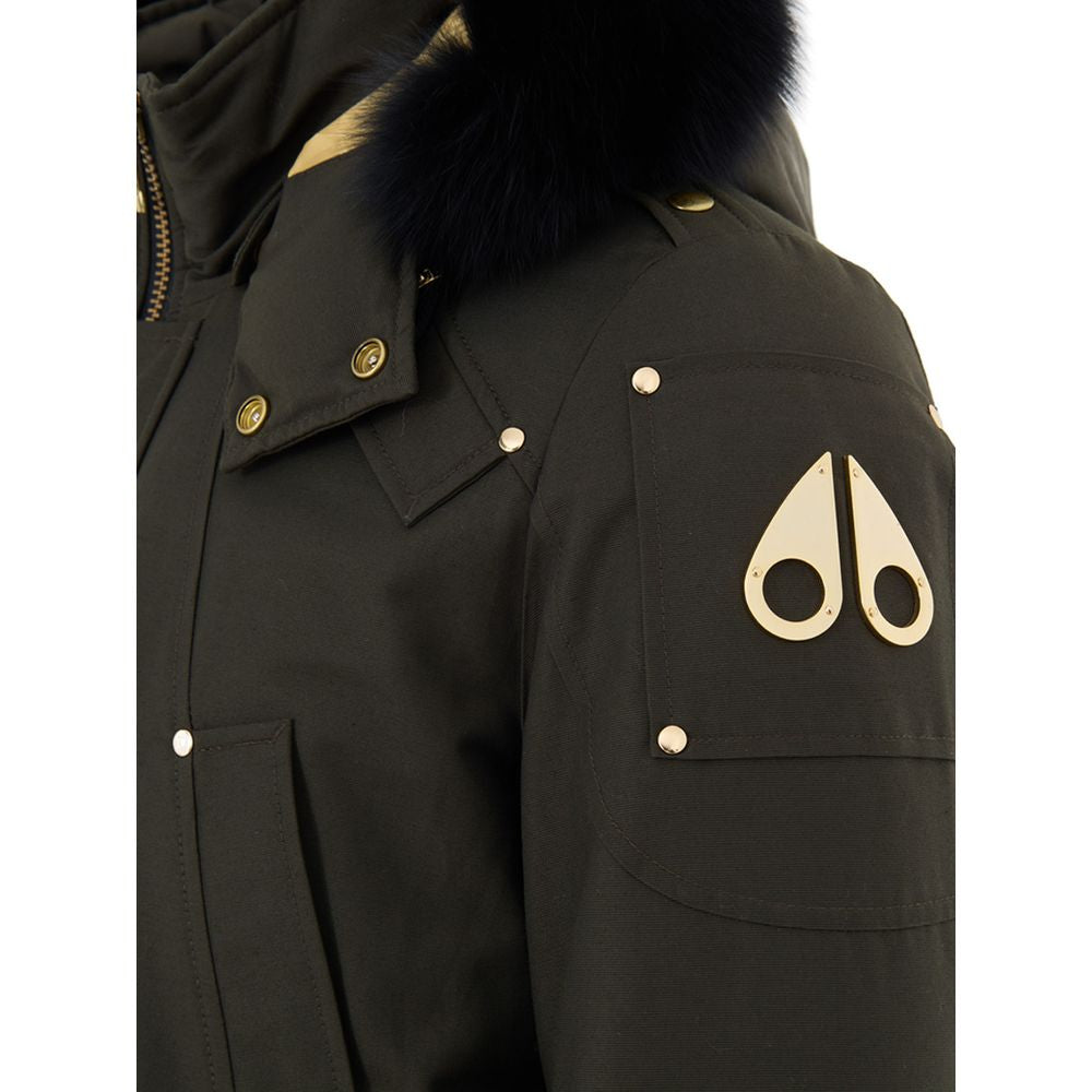 Moose Knuckles Green Cotton Parka | Regal Royce