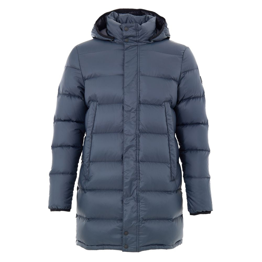 Moose Knuckles Gray Nylon Coat | Regal Royce