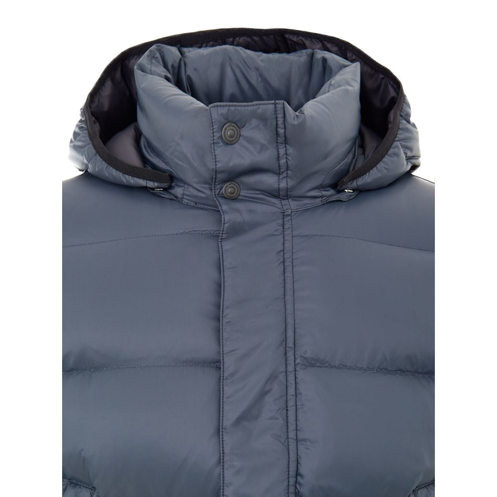 Moose Knuckles Gray Nylon Coat | Regal Royce