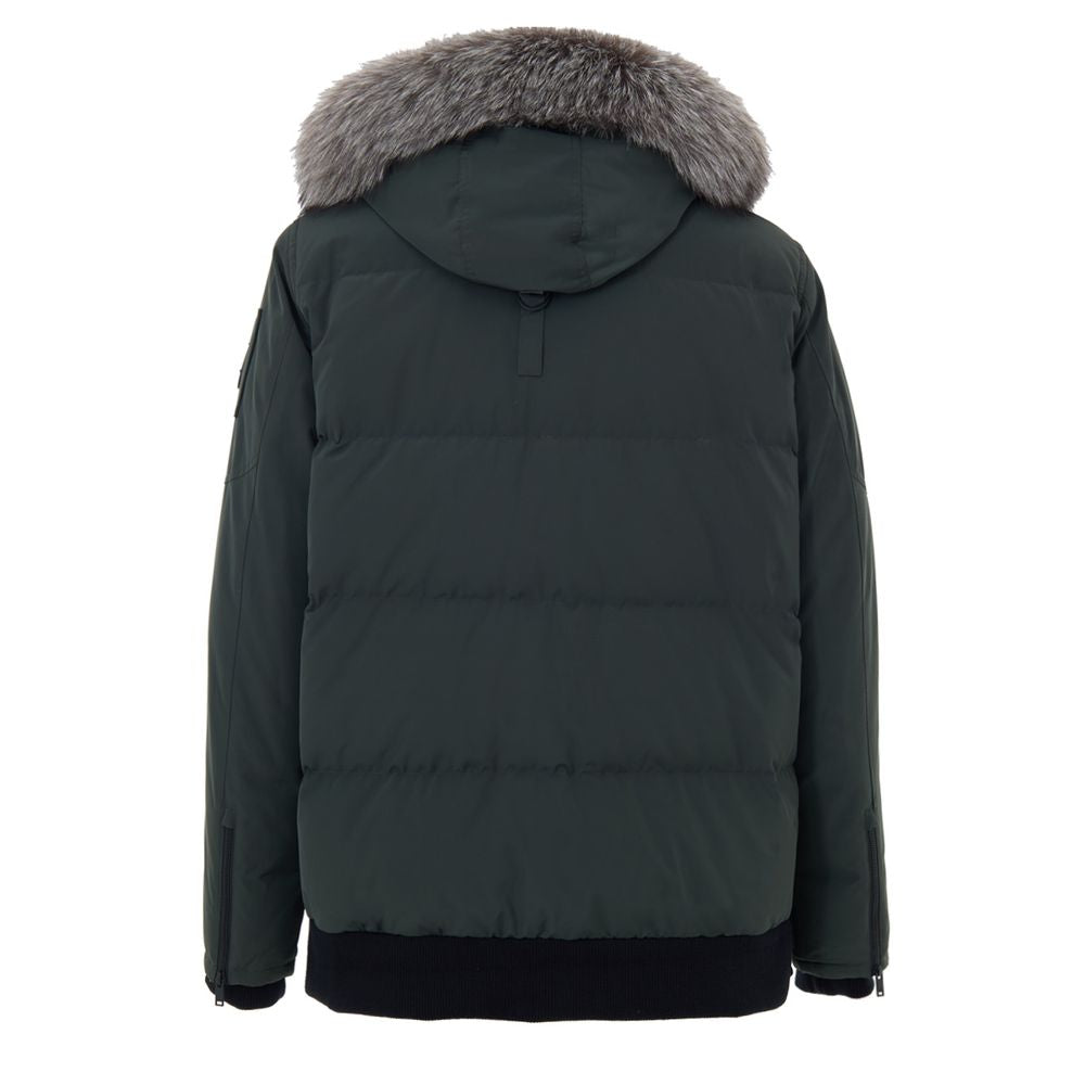 Moose Knuckles Green Nylon Parka | Regal Royce