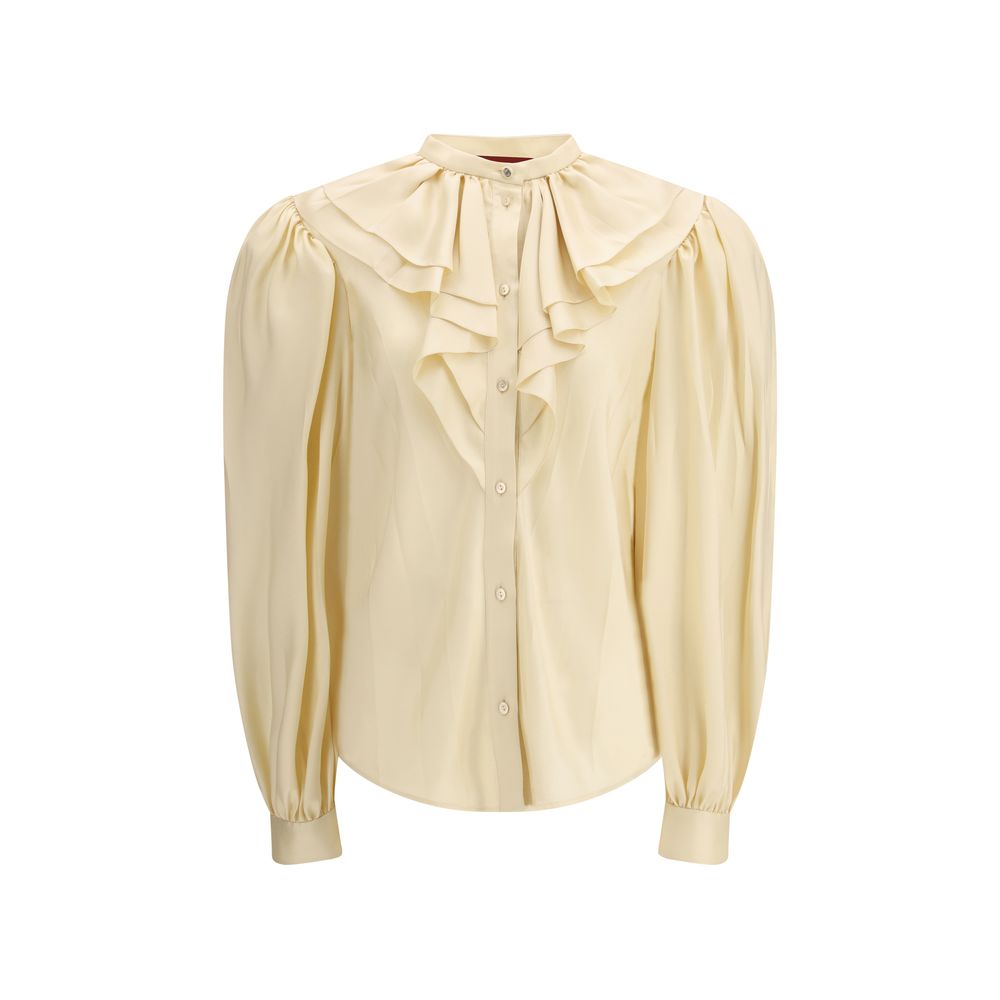 Gucci Beige Silk Shirt | Regal Royce