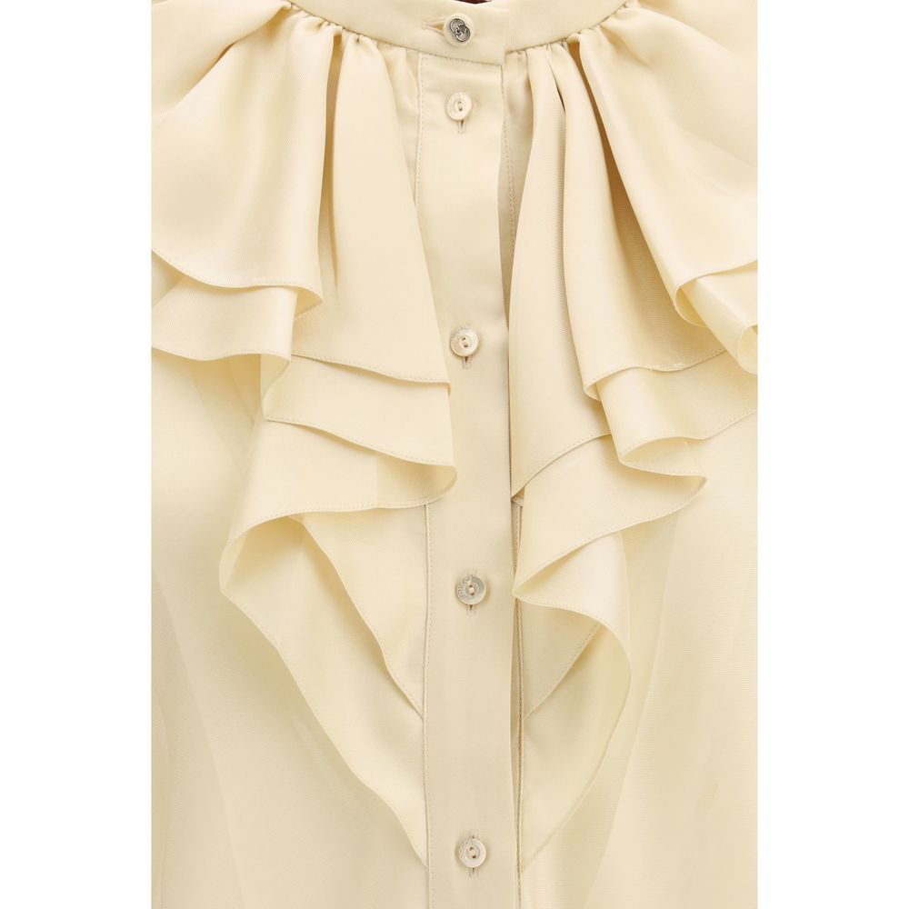 Gucci Beige Silk Shirt | Regal Royce