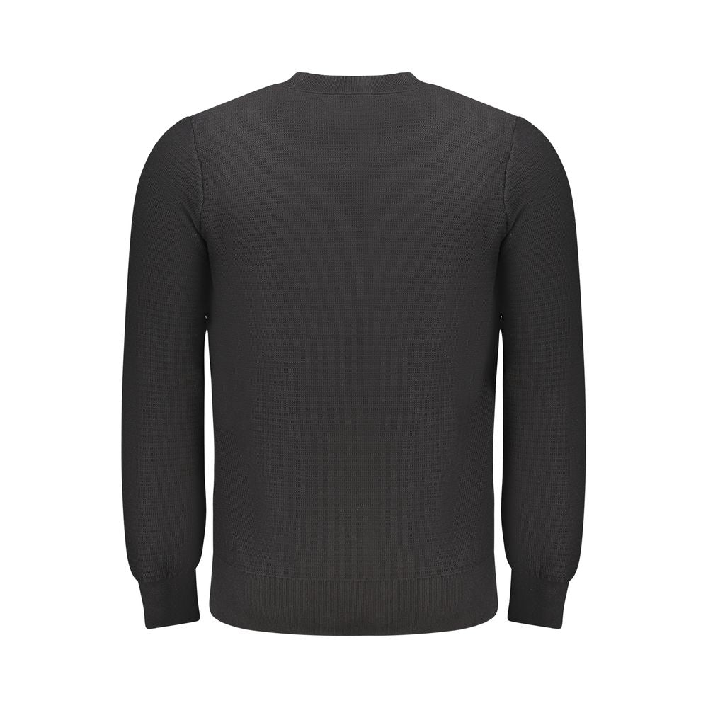 Hugo Boss Black Cotton Men Sweater | Regal Royce