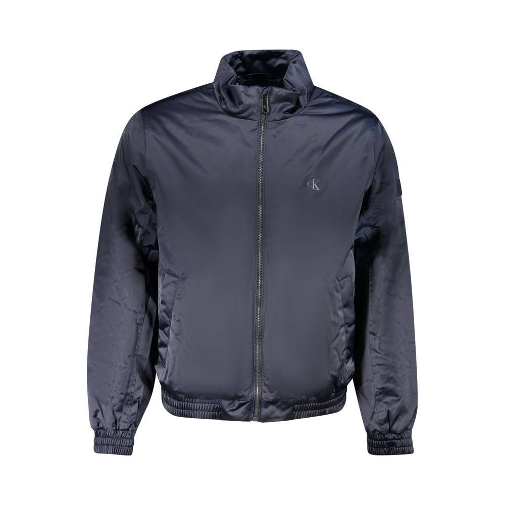 Calvin Klein Blue Polyester Men Jacket | Regal Royce