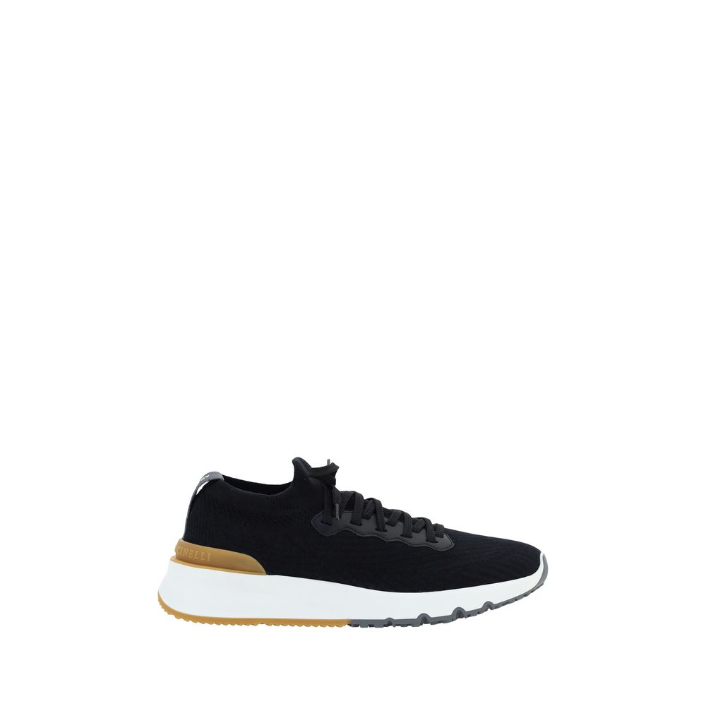 Brunello Cucinelli Black Rubber Athletic Sneakers | Regal Royce
