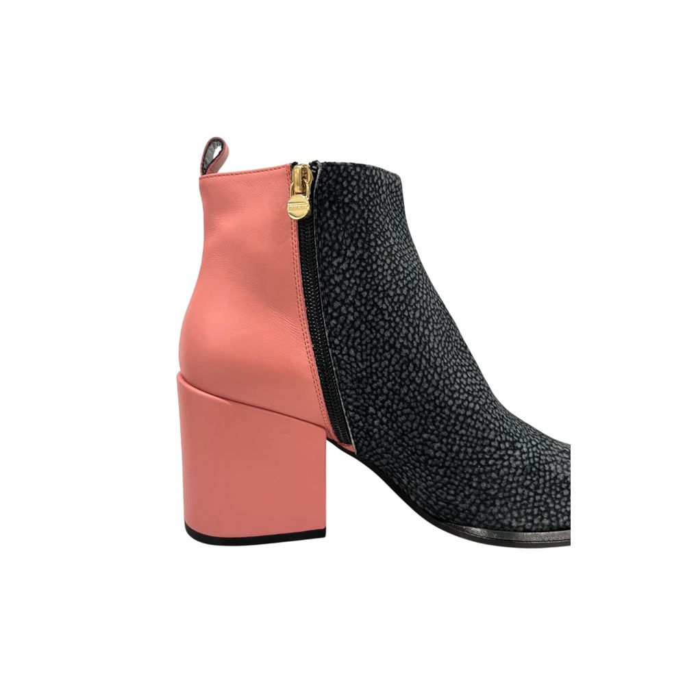 Borbonese Pink Genuine Leather Women Boot | Regal Royce