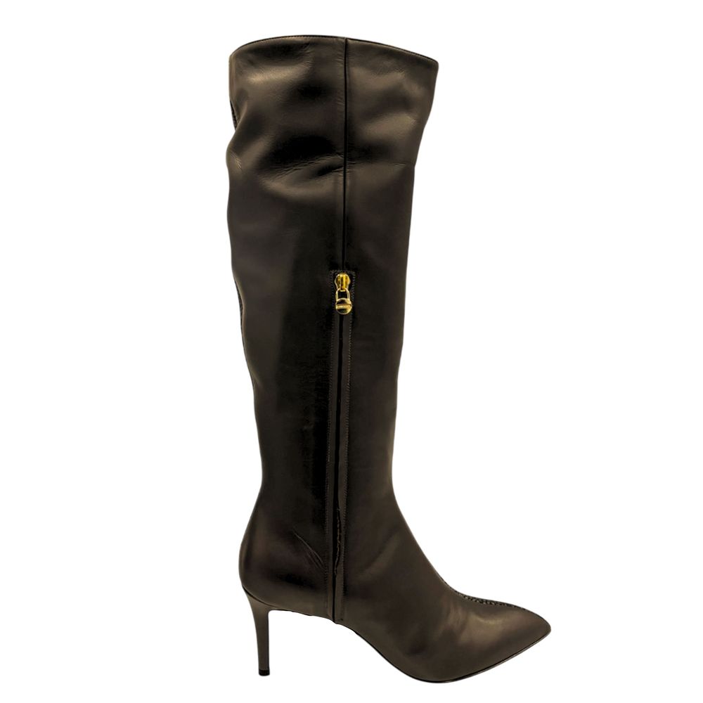 Borbonese Marrone Leather Women Boot | Regal Royce