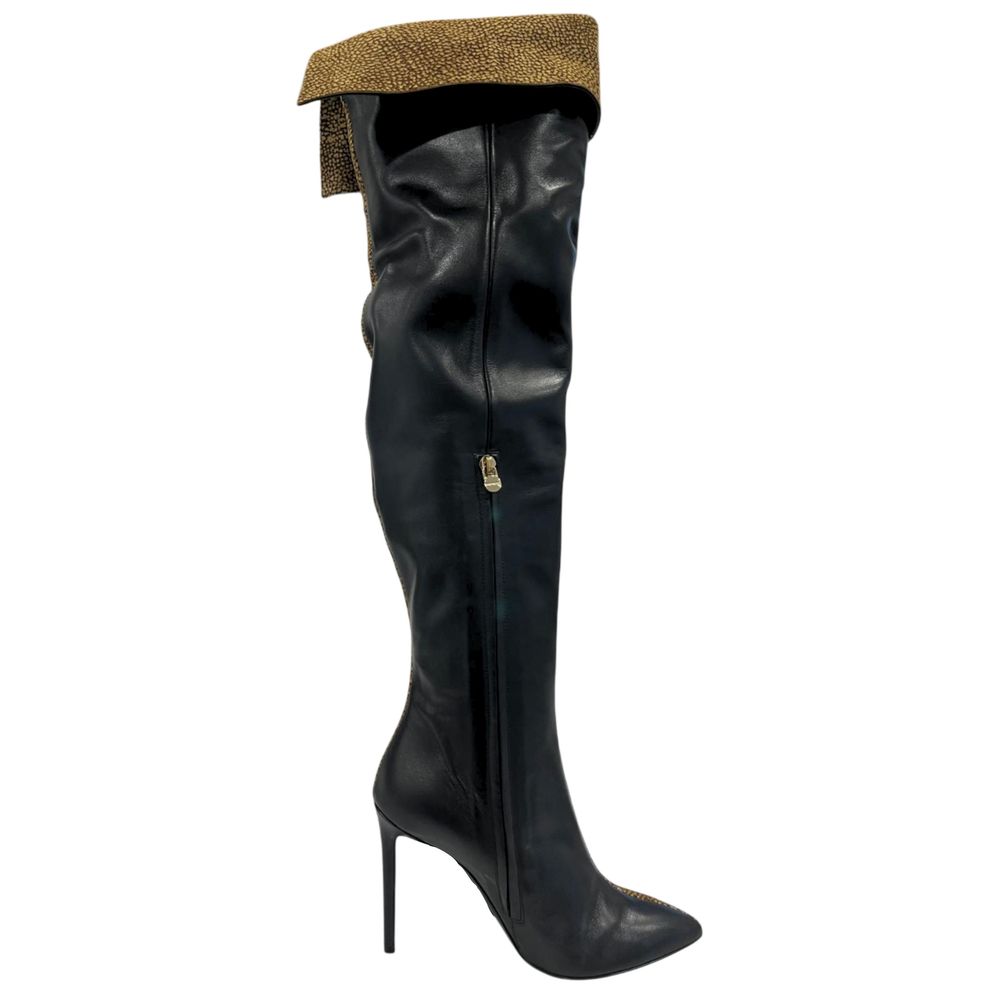 Borbonese Beige Leather Women Boot | Regal Royce