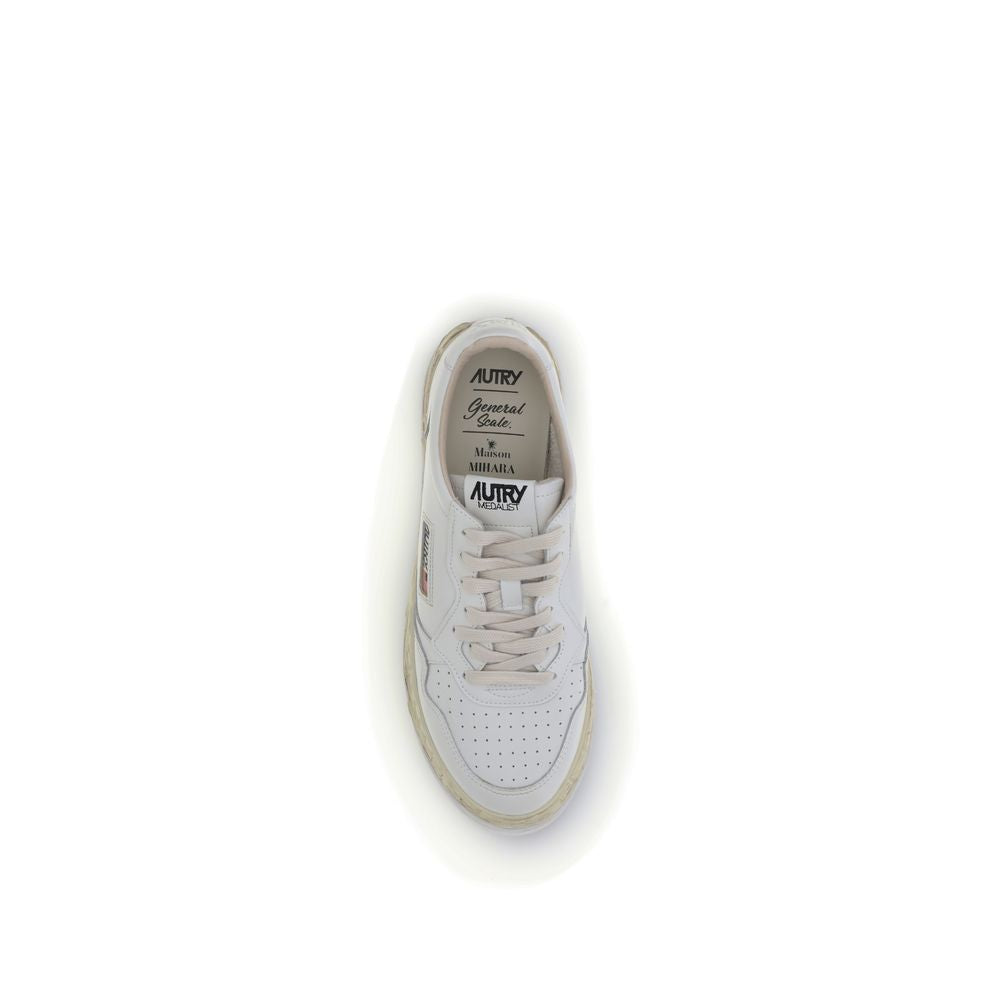 Autry White Leather Sneakers | Regal Royce