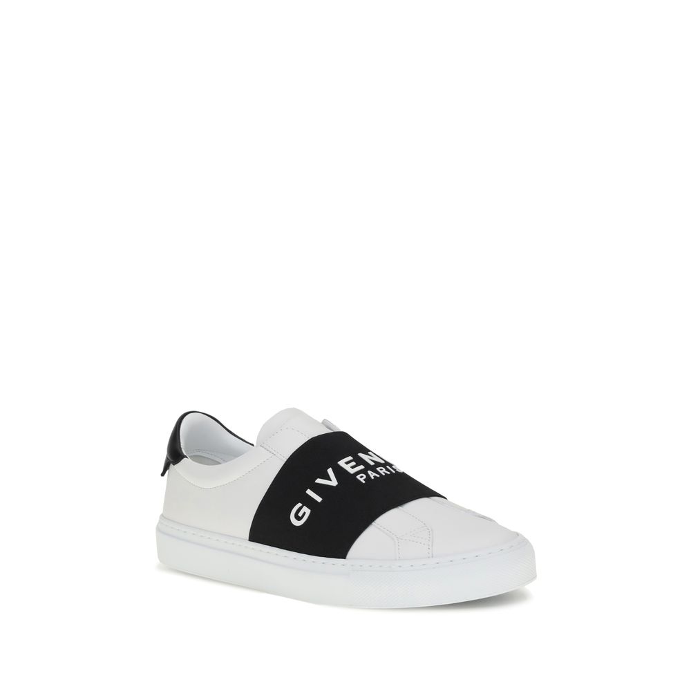 Givenchy White Calf Leather Bos Taurus Low Top Sneakers | Regal Royce